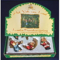 Laafse kerstversiering, 6 Kerstboomhangers in doos